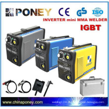 CE aprovado pequeno inversor IGBT DC eletrodo soldador portátil máquina de solda
